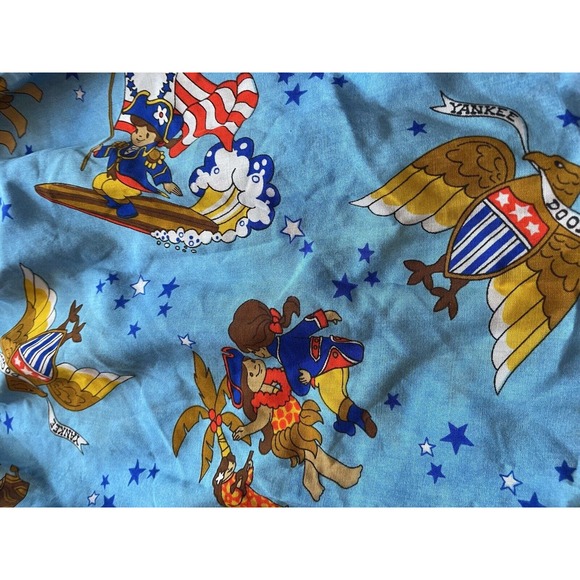 Vintage 70s Sun Babies Made in Hawaii Kids Patriotic Liberty Bell Centennial 6-8 - Picture 5 of 16